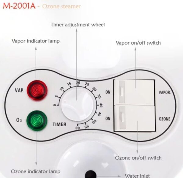 Vapozon Za Tretmane Lica I Tela Sa Lupom MS2001A - Image 2